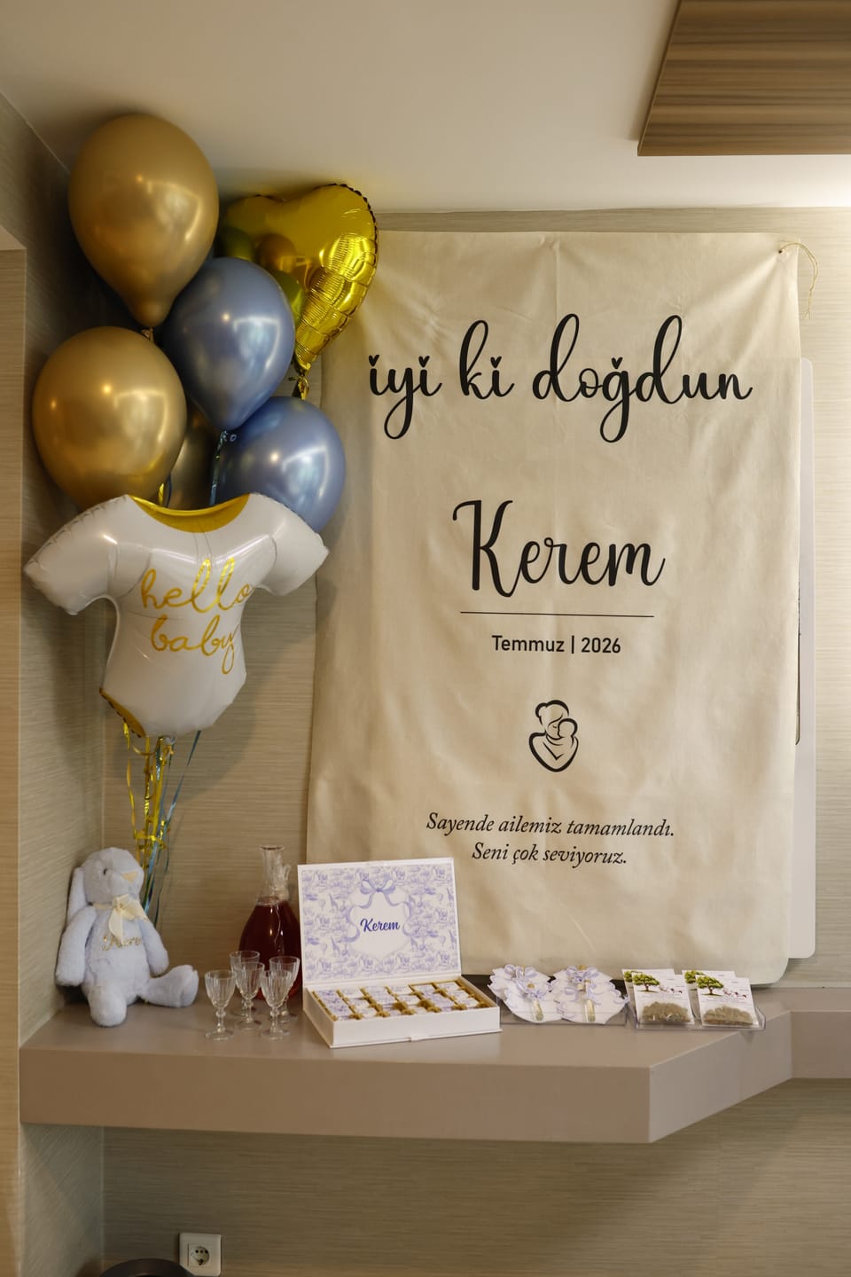 Customer photo review of Kişiselleştirilebilir Doğum Günü Örtüsü (#8)