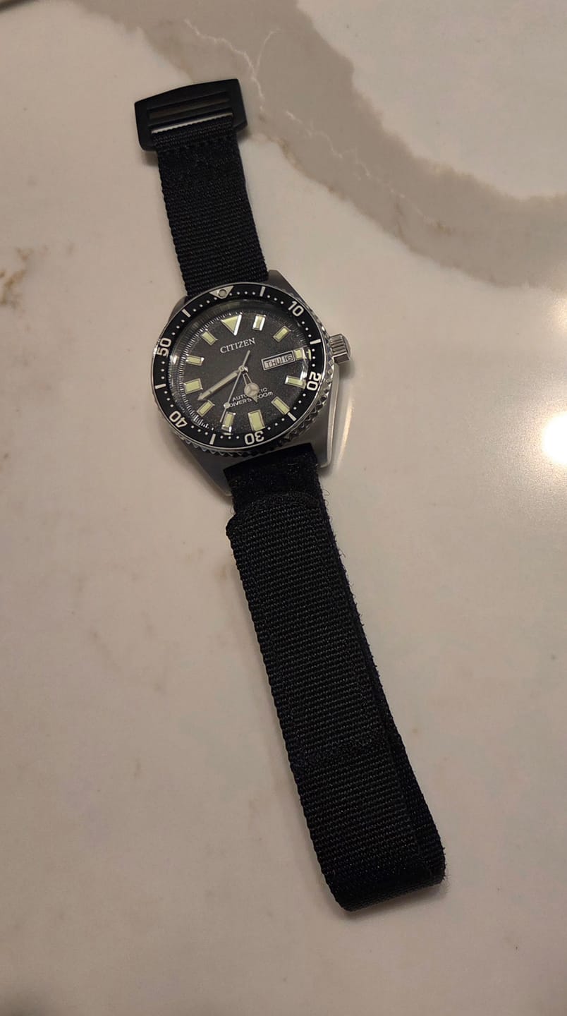 Customer photo review of PVD Glomar Explorer - Hook & Loop Strap - Black