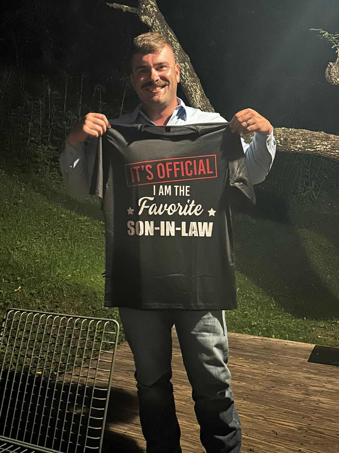 Customer photo review of I Am The Favorite Son-In-Law - Best Gift For Son-In-Law Classic T-Shirt