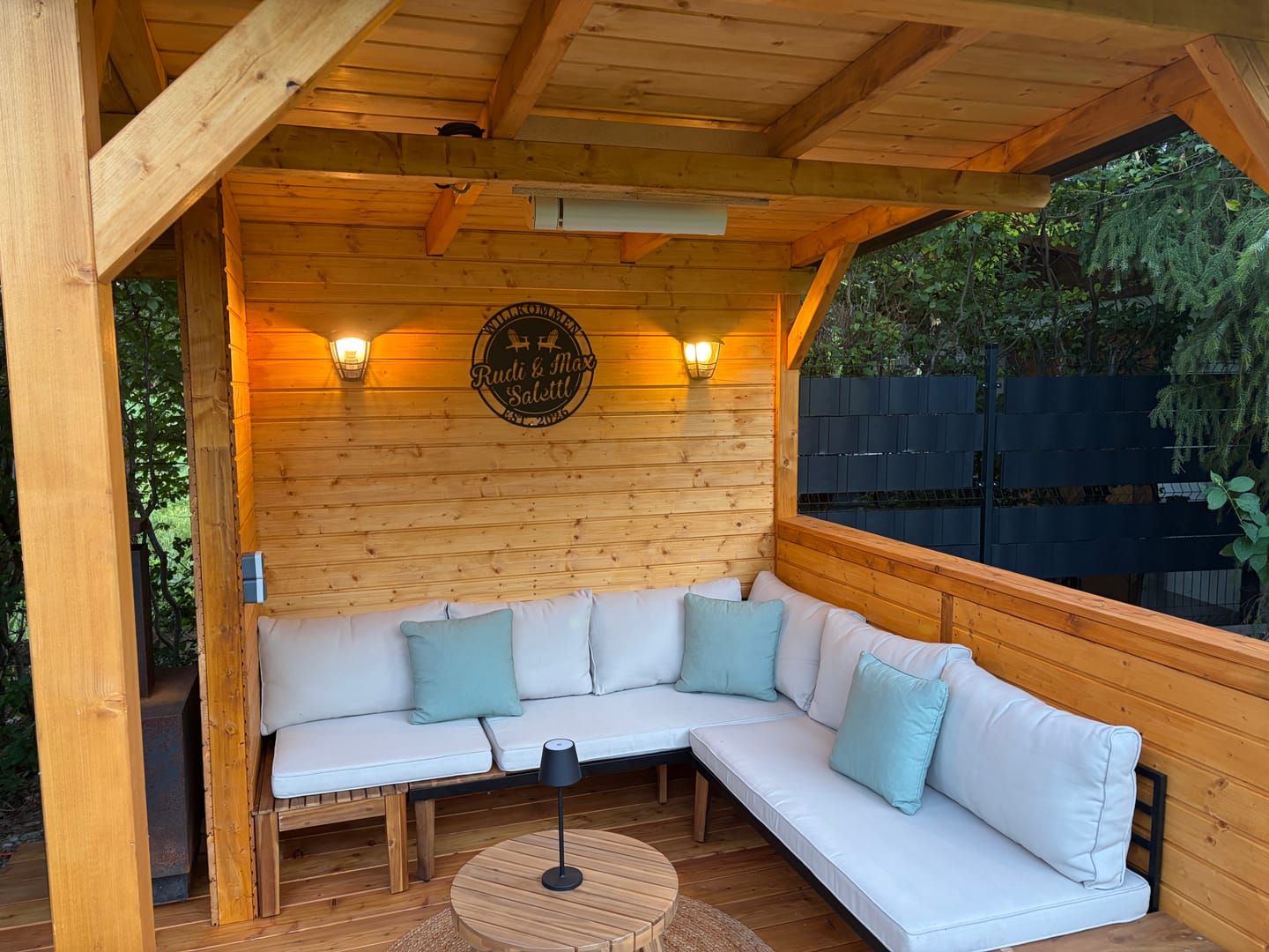 Customer photo review of Backyard Sign