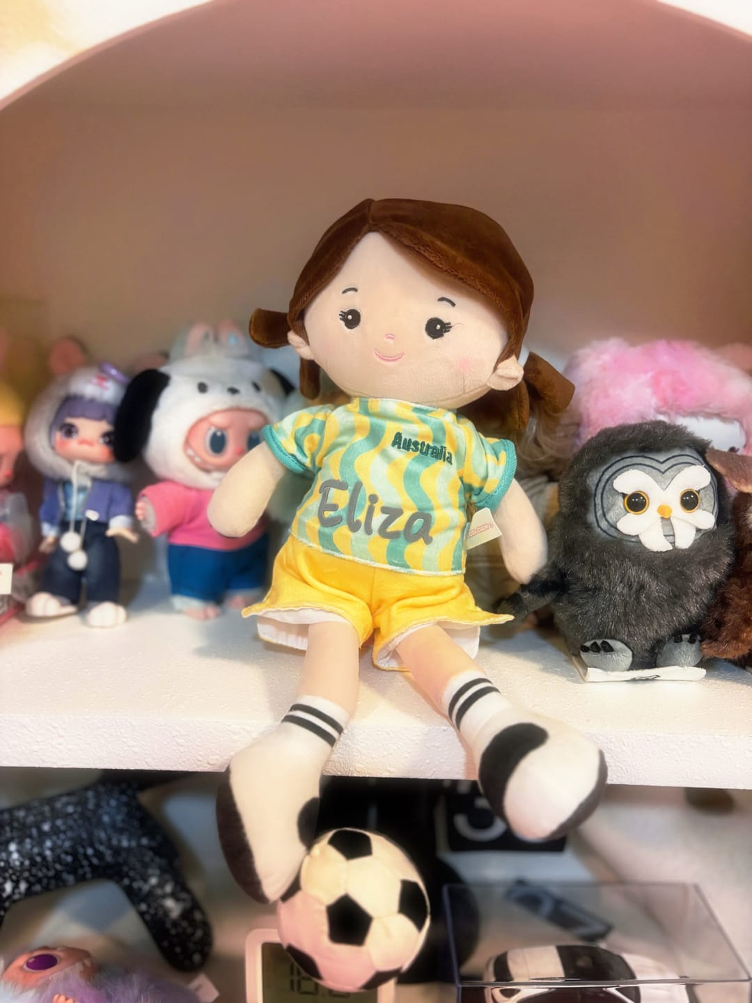 Customer photo review of [PRE-ORDER] Personalized Soccer Girl - AUS (2 Skin Tones)
