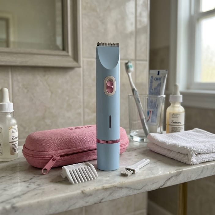 Customer photo review of Zoua Glide | Gentle on Skin. Tough on Hair.