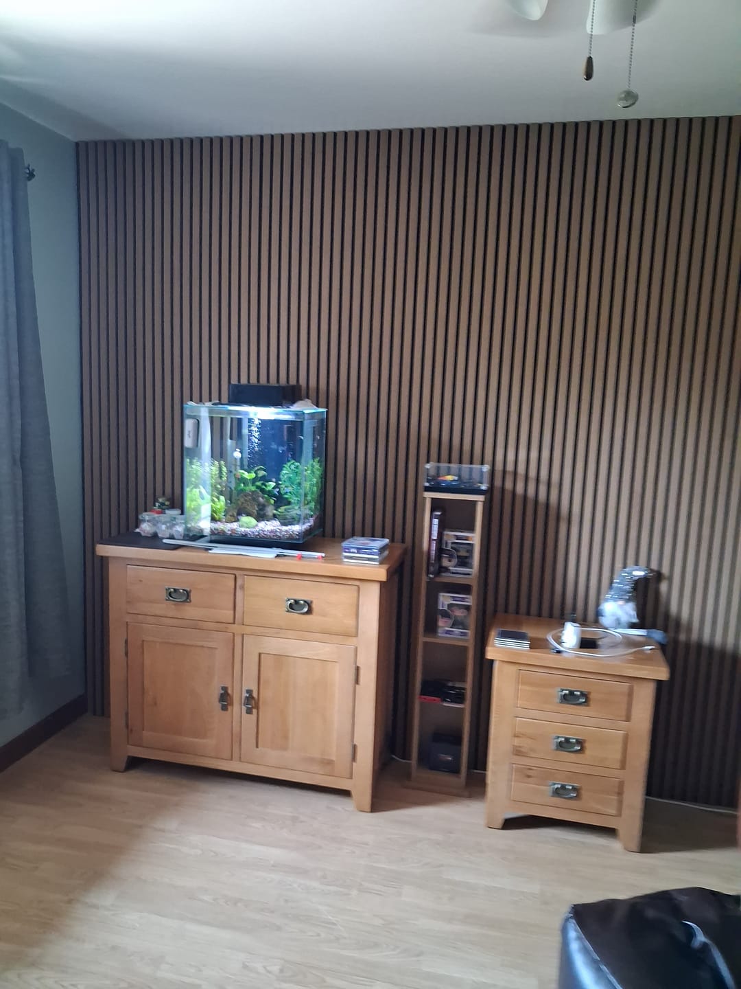 Customer photo review of Natural Oak Acoustic Wall Panel
