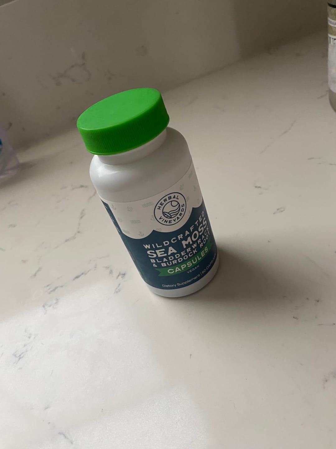 Customer photo review of Organic Sea Moss, Bladderwrack & Burdock Root Capsules — 60 Vegetable Capsules