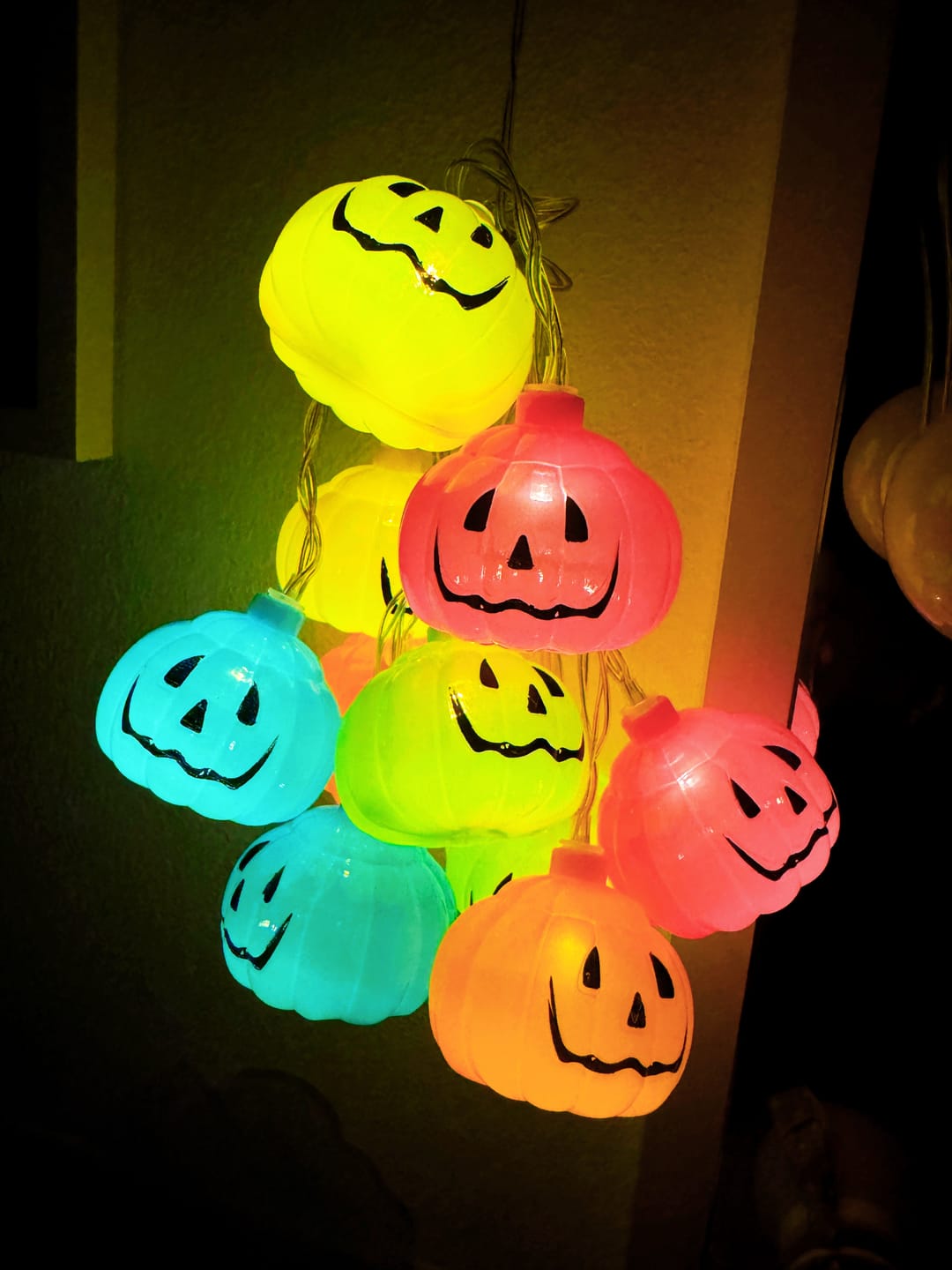 Customer photo review of Bunte Kürbis-Lichterkette – Summerween Dekobeleuchtung