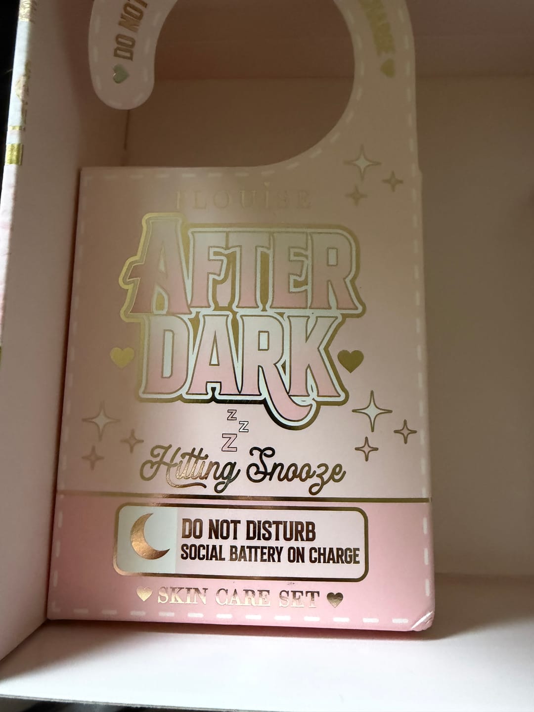 Customer photo review of After Dark - Hitting Snooze Nighttime Skincare Set