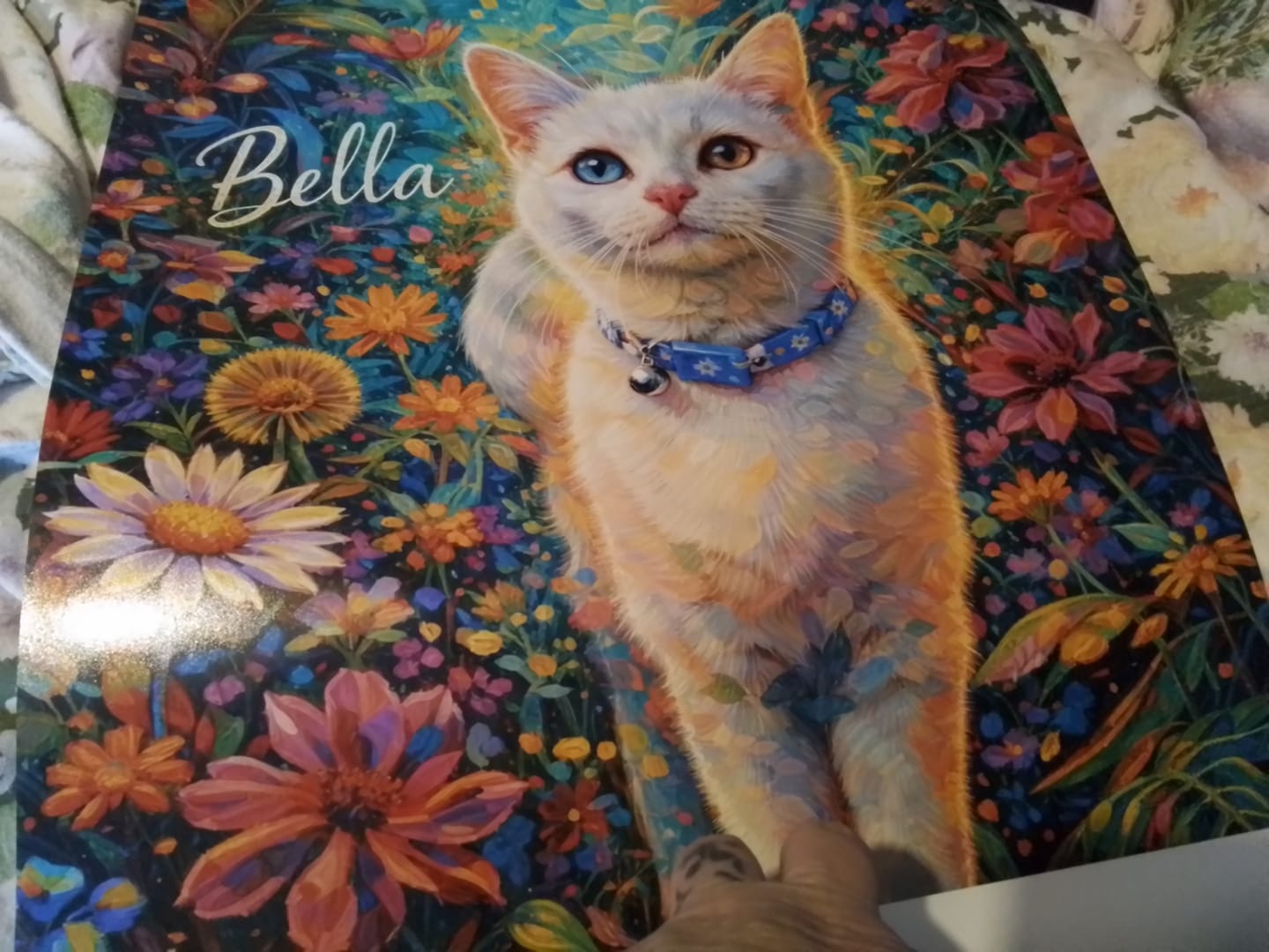 Customer photo review of Wildflower - Personalised Poster