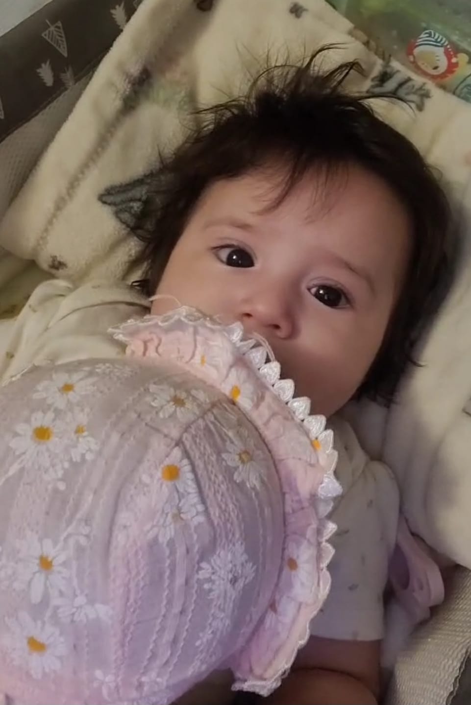 Customer photo review of Personalized Daisy Baby Girl