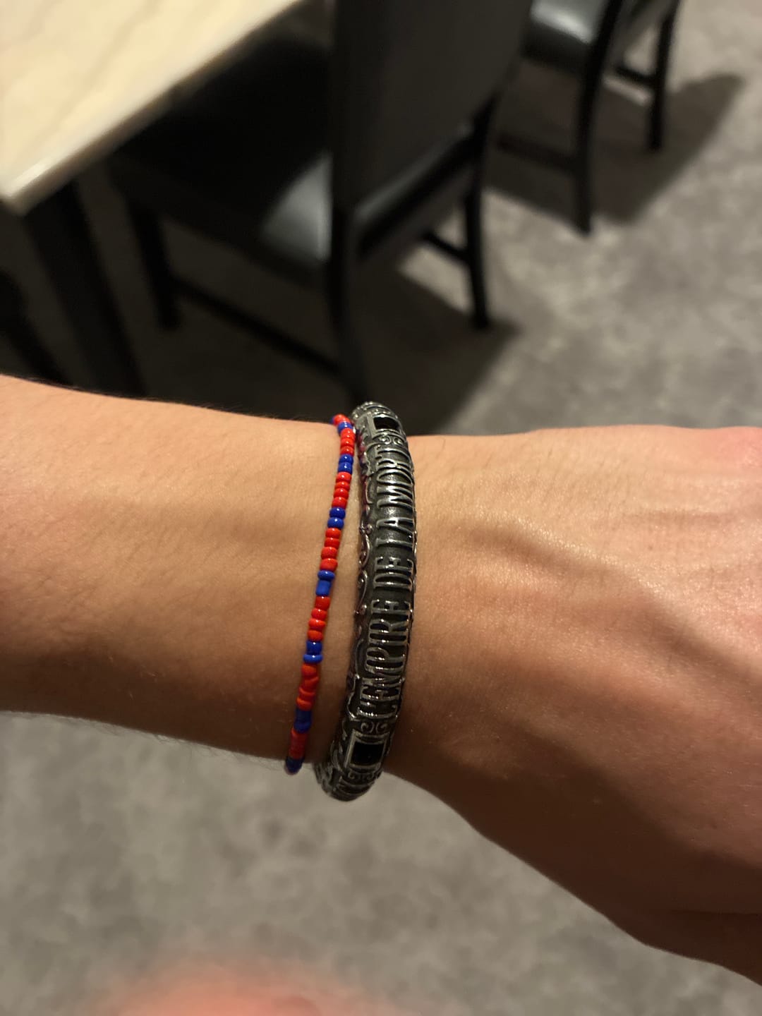 Customer photo review of CATACOMBS BANGLE BRACELET
