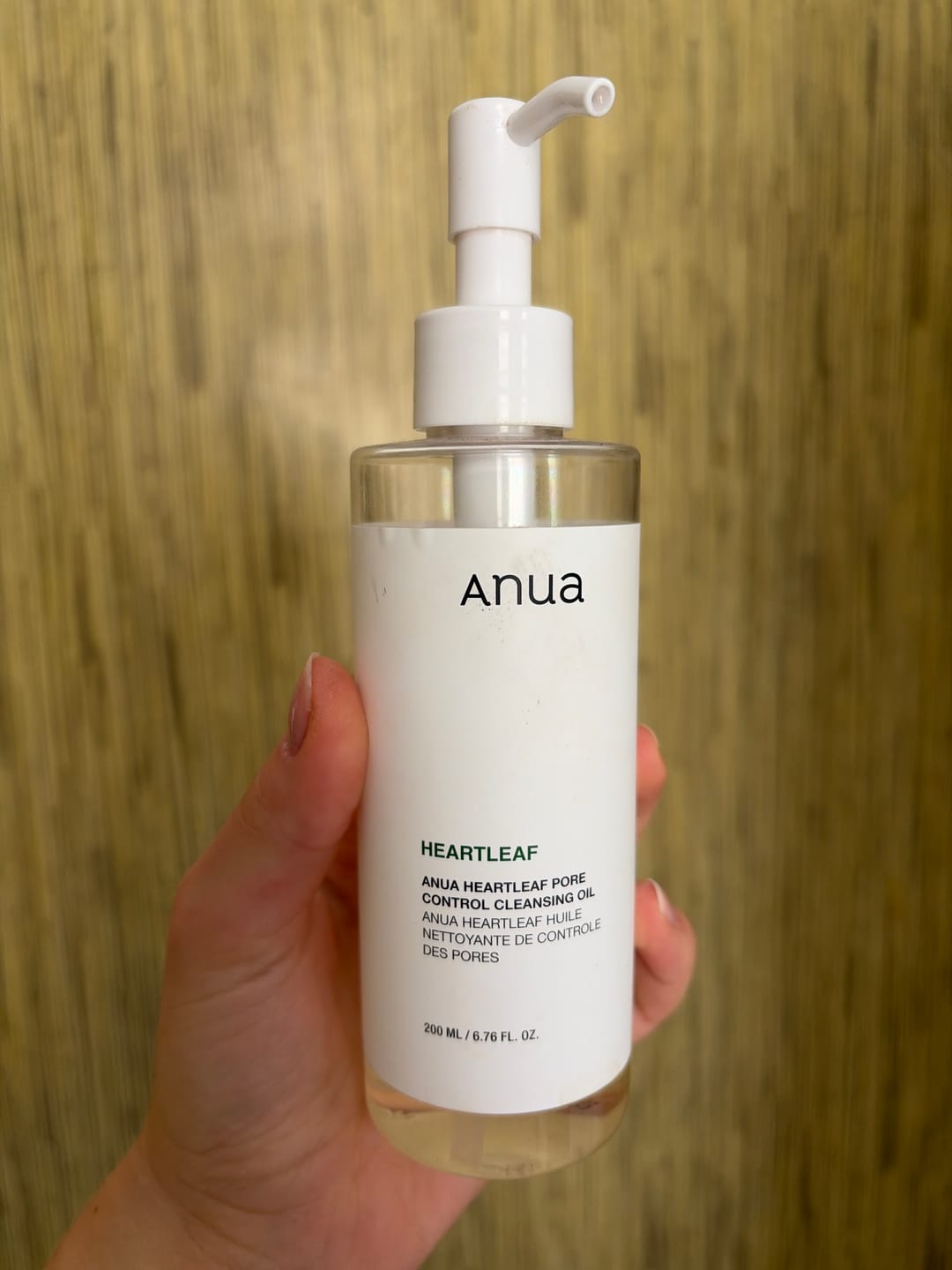 Customer photo review of Hidrofīlā eļļa dziļai poru attīrīšanai Anua Heartleaf Pore Control Cleansing Oil