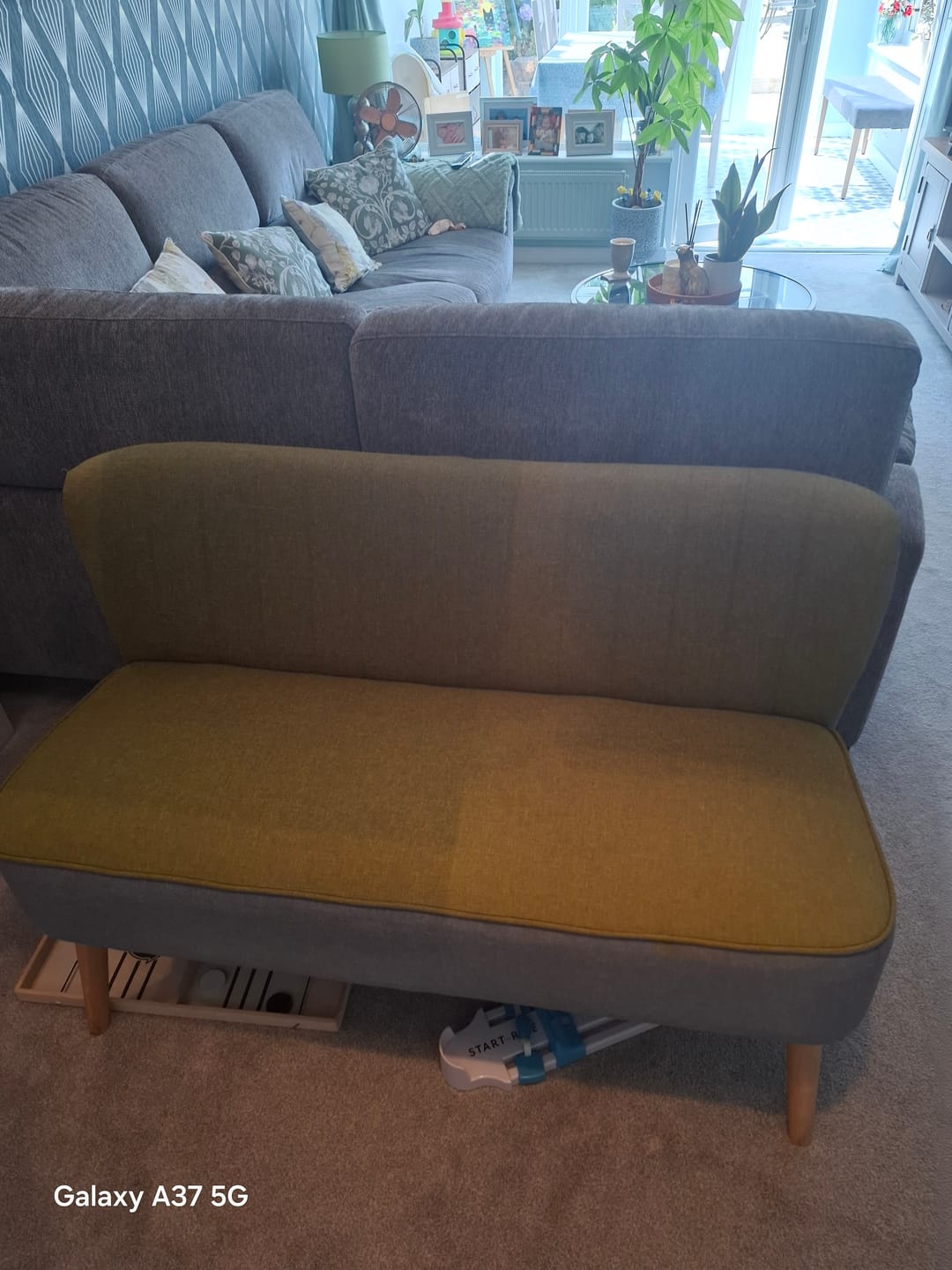 Customer photo review of Fabric Paint -- Mustard Yellow