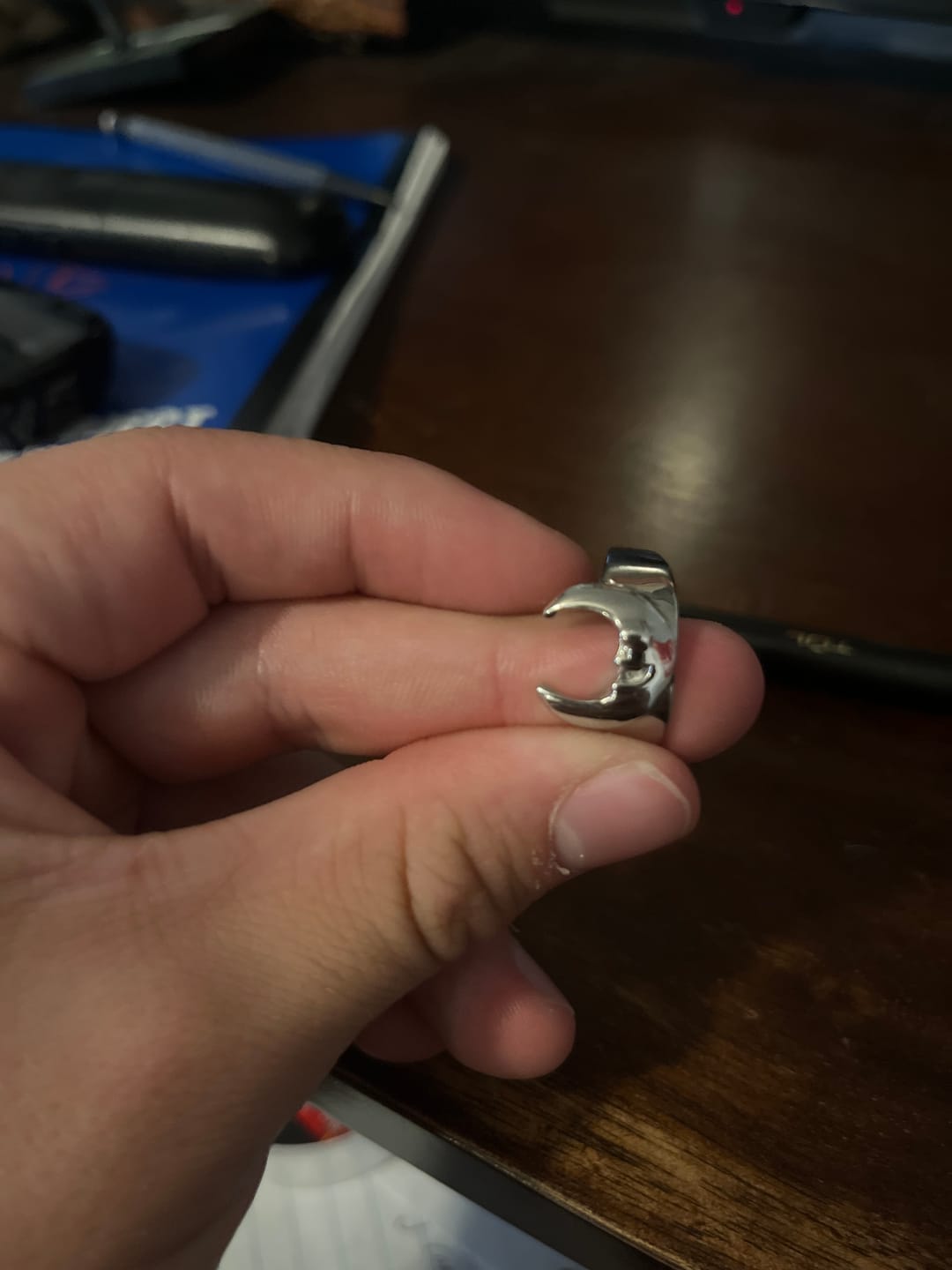 Customer photo review of LUNA THE LUNATIC LUNAR RING