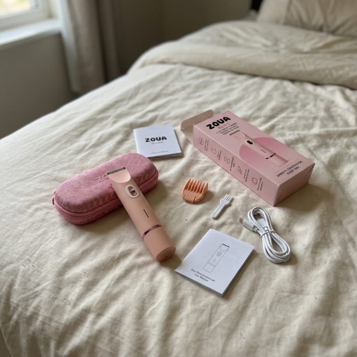 Customer photo review of Zoua Glide | Gentle on Skin. Tough on Hair.