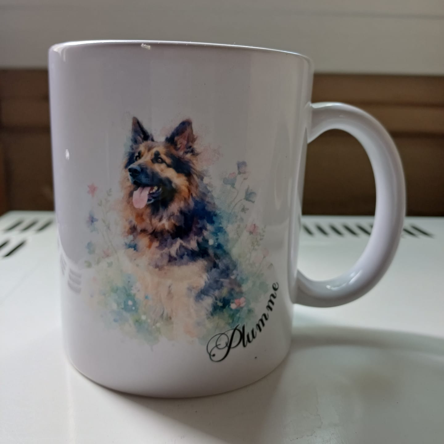 Customer photo review of Aquarell - Mug personnalisé