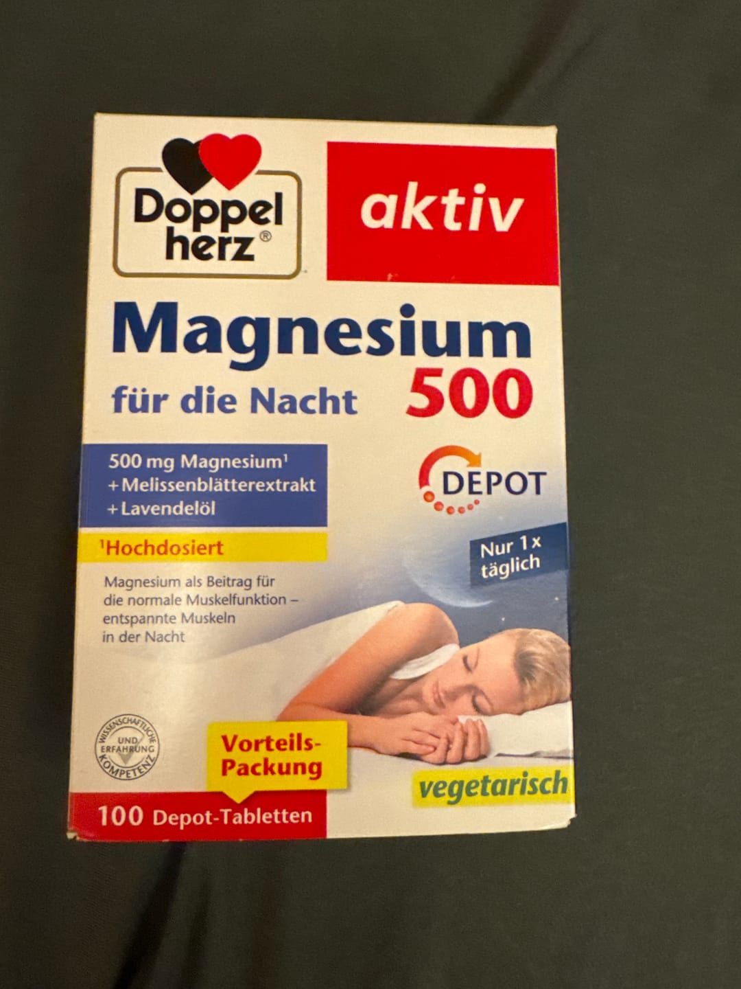 Customer photo review of 德之寶 Doppelherz 夜間助眠片錠 100 粒