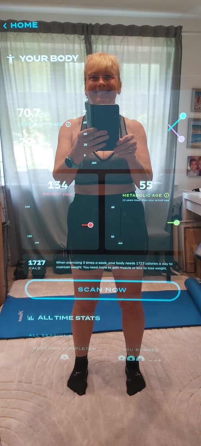 Customer photo review of MAGIC AI: Fitness Smart Mirror