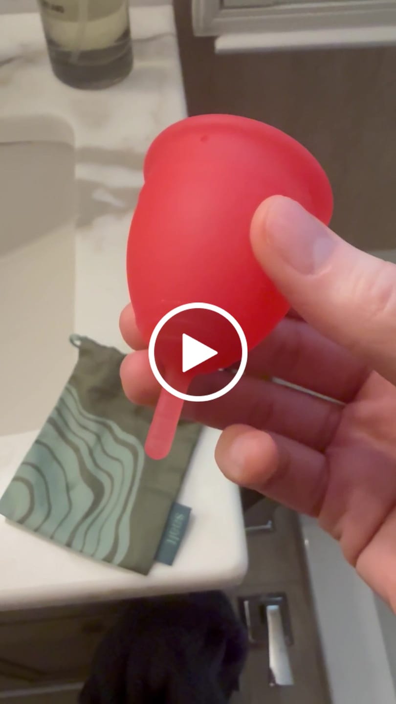 Customer video review of Saalt Cup