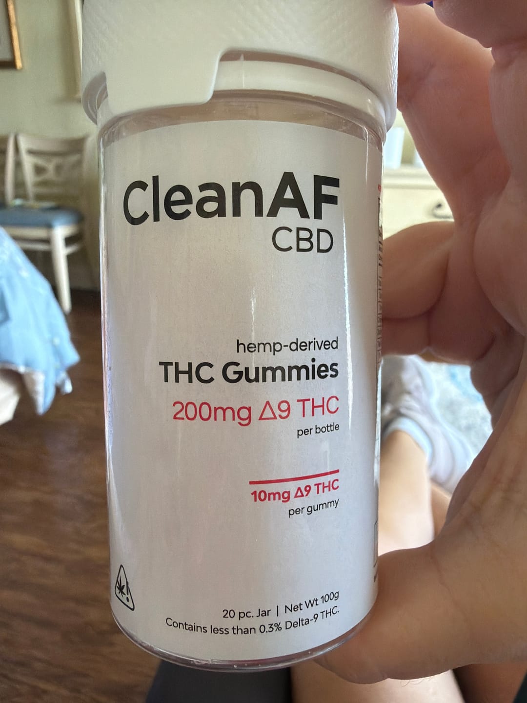 Customer photo review of Watermelon THC Gummies
