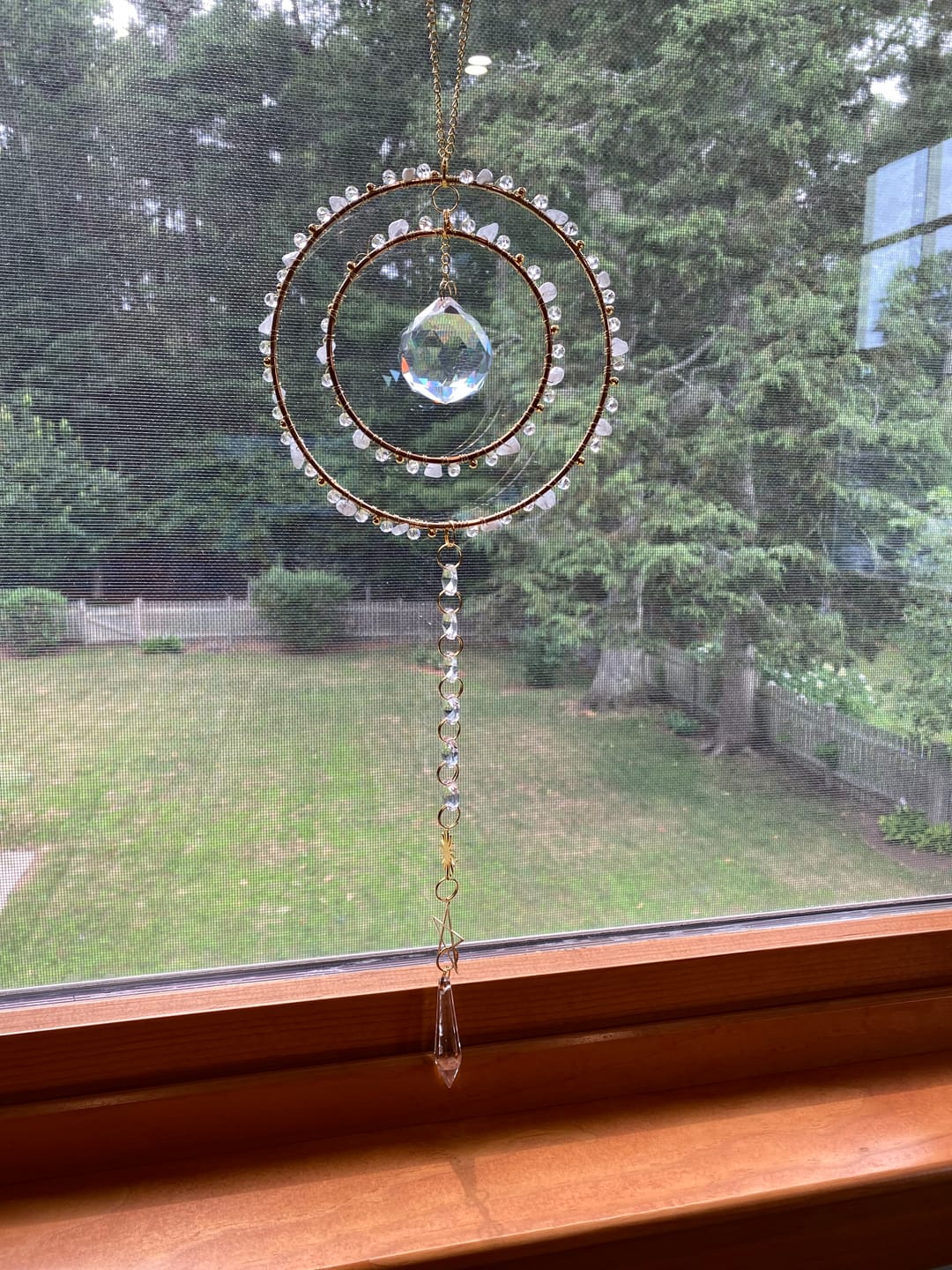 Customer photo review of Crystal Suncatcher DIY Kit with Wire Wrapping - Alanis