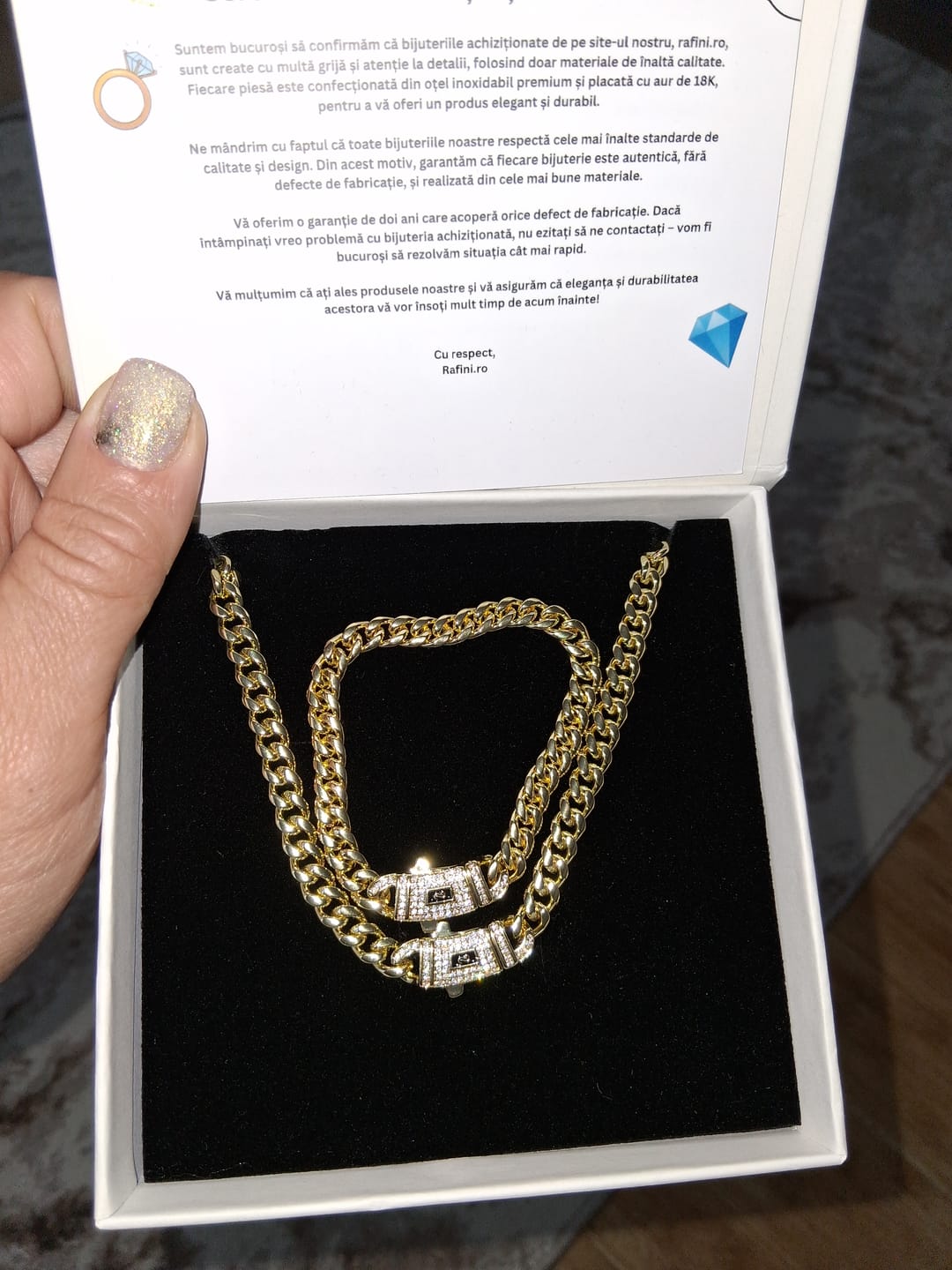 Customer photo review of Set Monaco 6mm - Gold