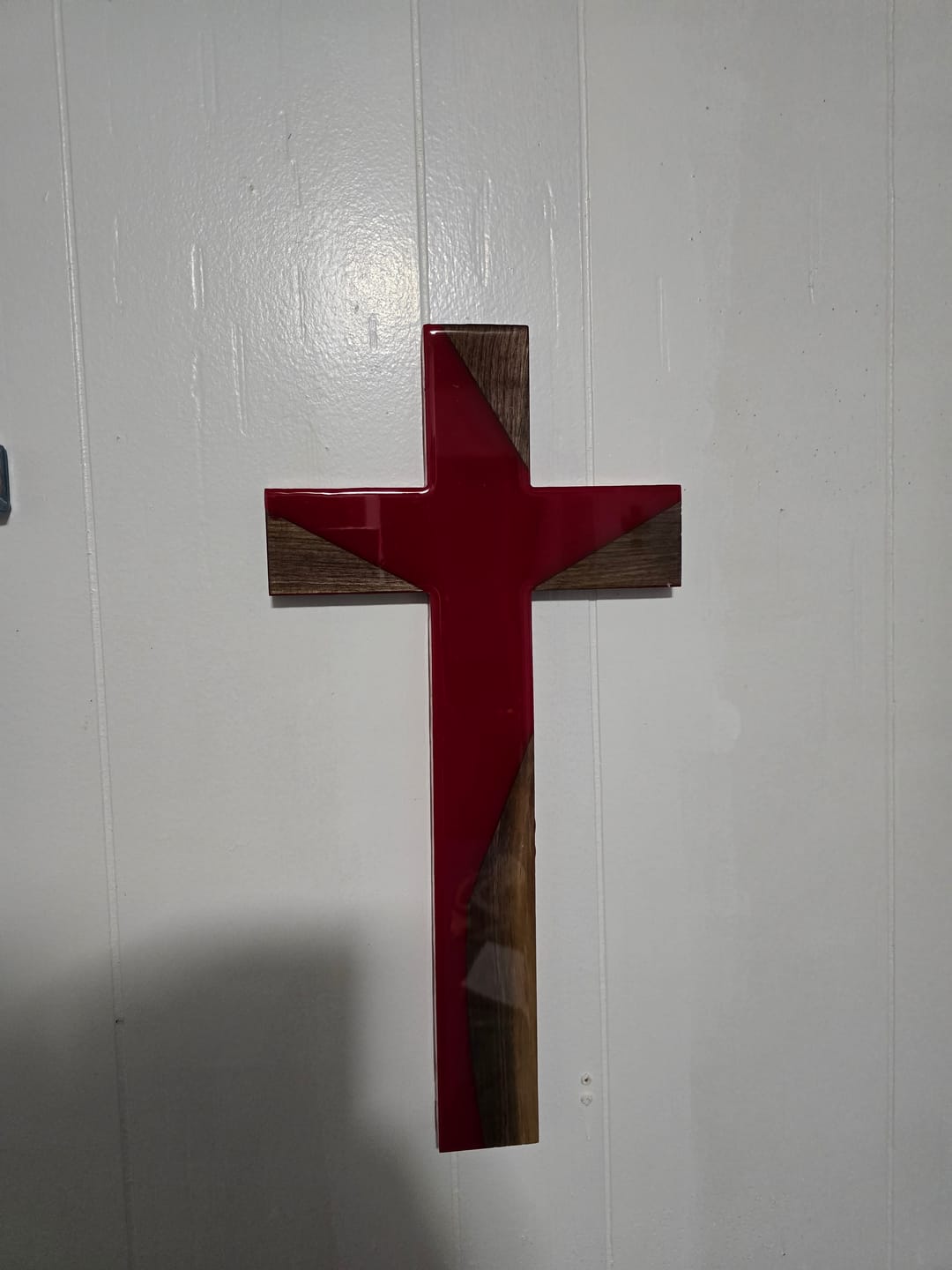 Customer photo review of 20x10x1" Cross Silicone Mold For Epoxy Resin - Large Cross Mold