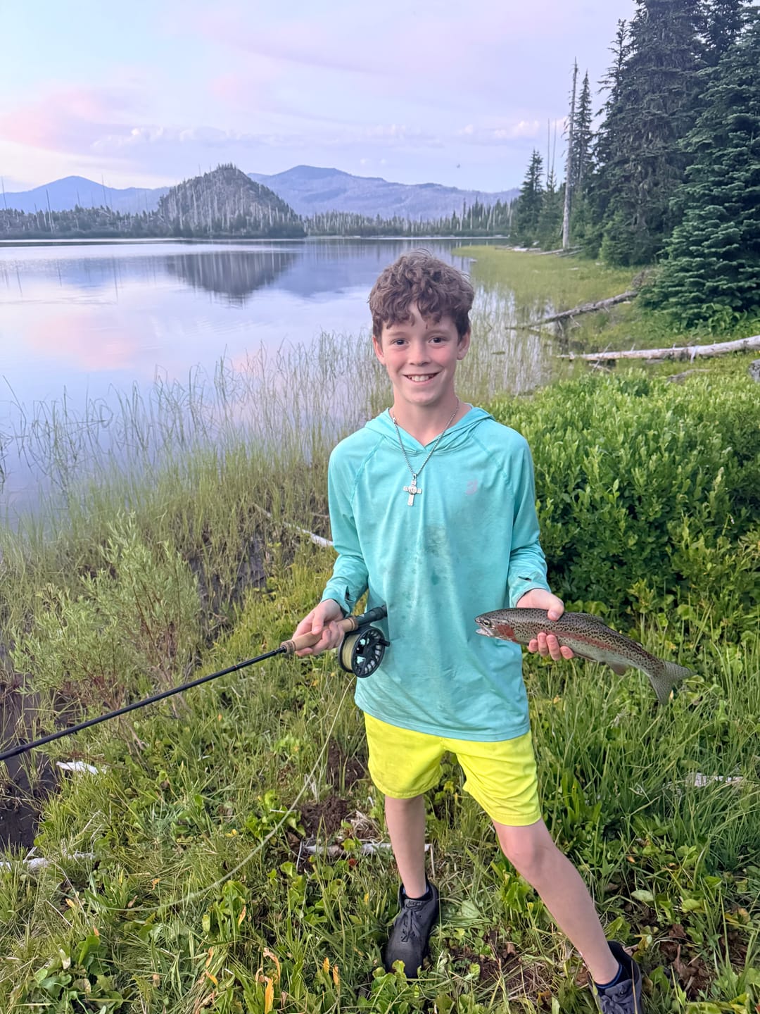 Customer photo review of Lamson Liquid Fly Rod Outfit