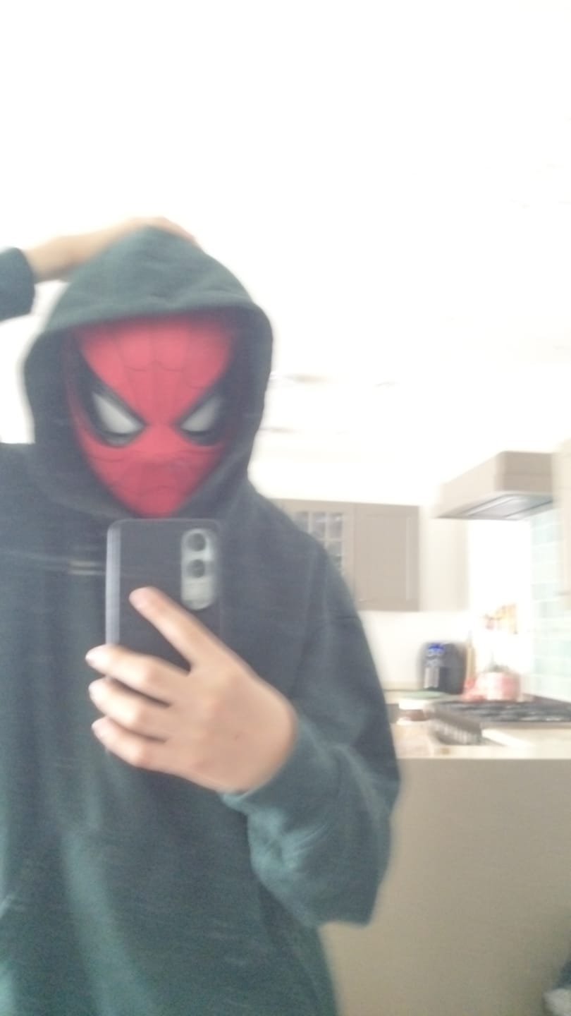 Customer photo review of The OG Spidey Gear™ - Winking Mask