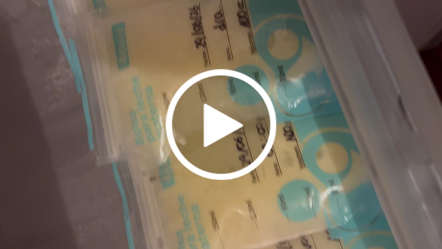 Customer video review of 🎁 Bolsa para leche materna 25un (100% off)