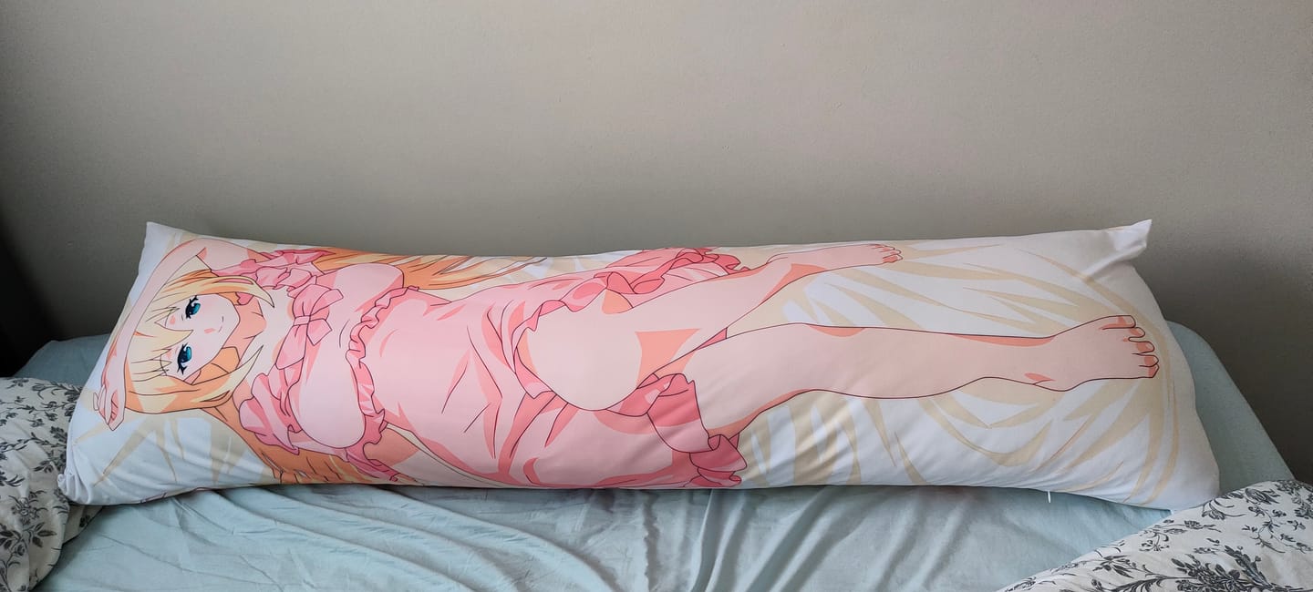 Customer photo review of Darkness Body Pillow  Darkness Cute