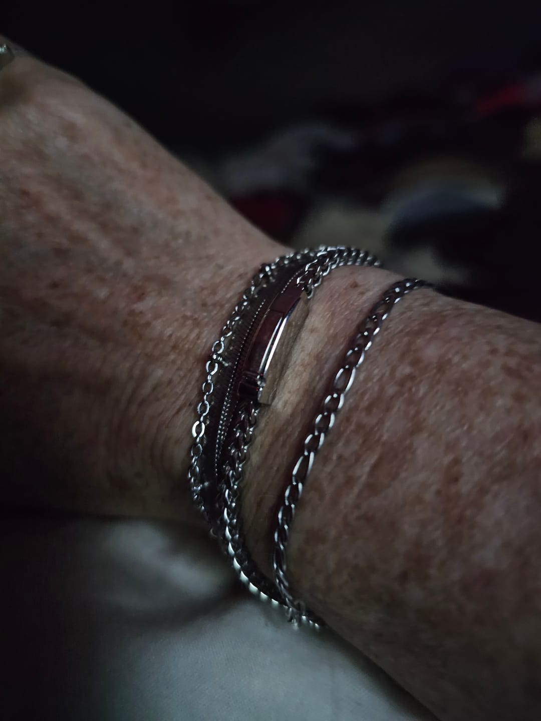 Customer photo review of 3mm Thin Franco Link Chain