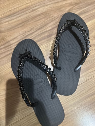 Customer photo review of Diamonds Flip Flops