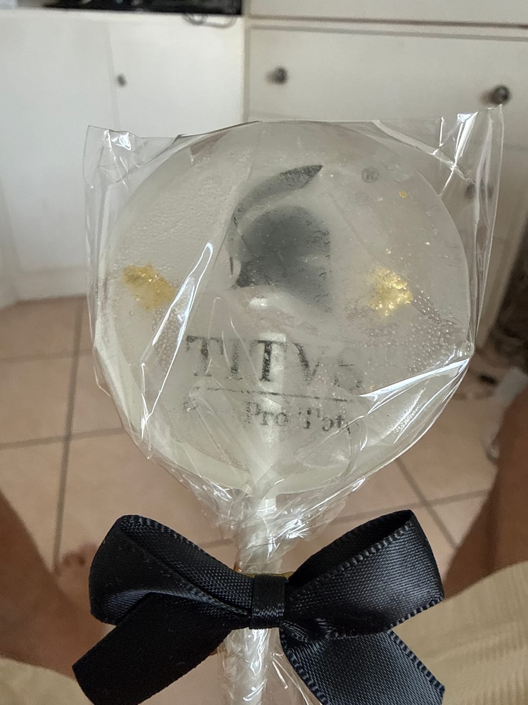 Customer photo review of Logo im Lolli (Geschäftskunden) - Werbegeschenk mit logo