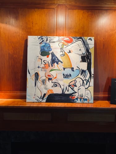 Customer review photo for Abstract Graffiti Art #GA009