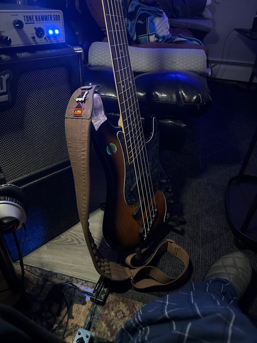 Customer photo review of ZERO-G Pro Guitar & Bass Strap | Zero-Gravity Weight Relief