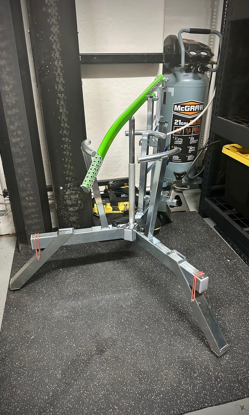 Customer photo review of Lift Kit for Dirt Bike Tire Changer