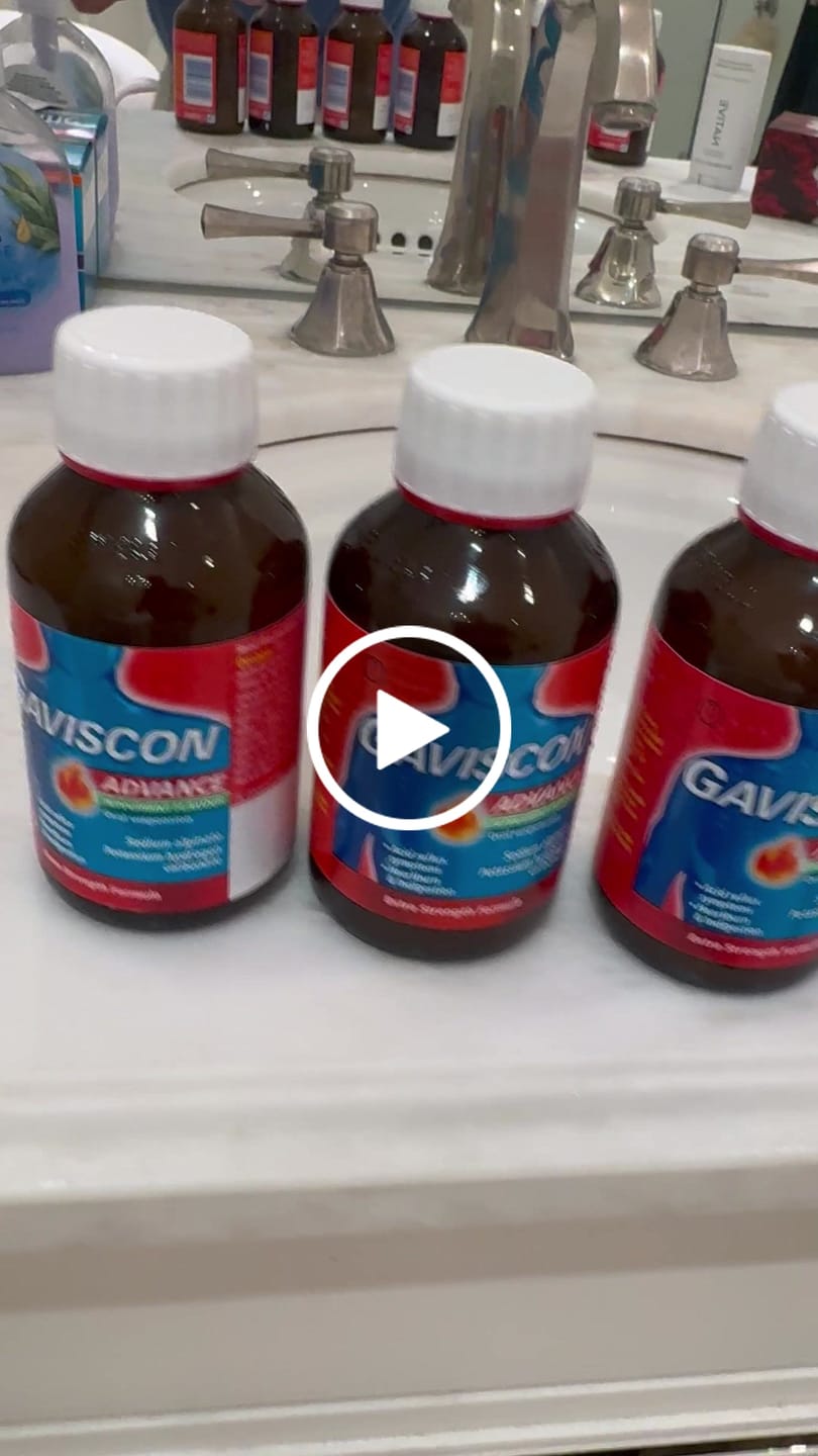 Customer video review of Gaviscon Advance Peppermint Flavour Oral Suspension, 250ml 6 Pack