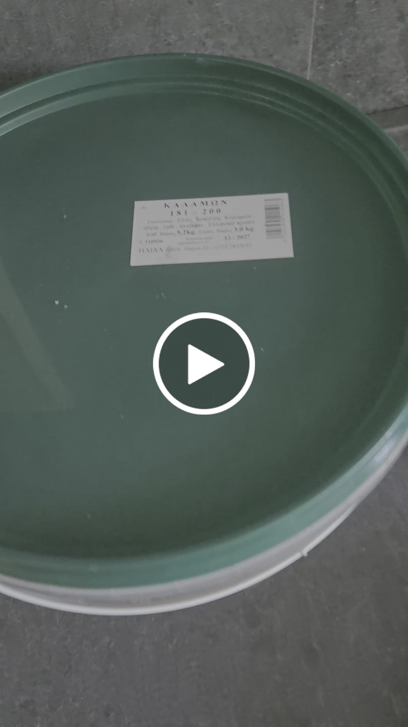 Customer video review of Authentic Kalamata Olives in Brine - Horeca Format 3kg (Calibre 181-200)