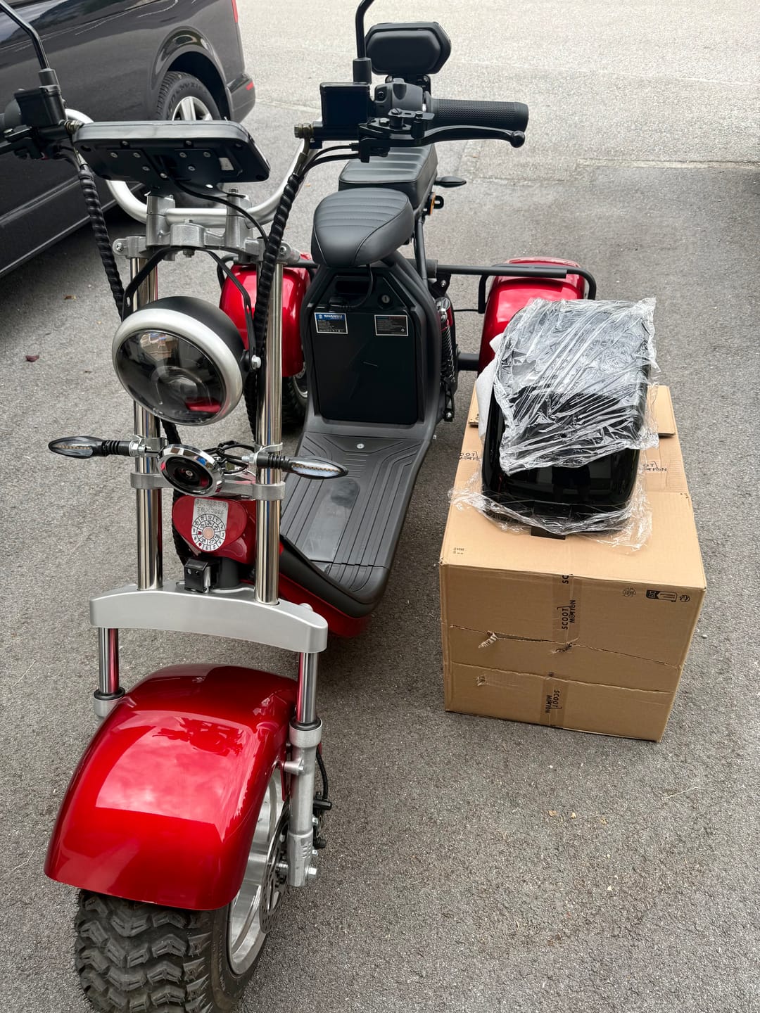 Customer photo review of Garde boue avant/arrière pour citycoco CP-1.6 / CP-3.0 / CP-7.0
