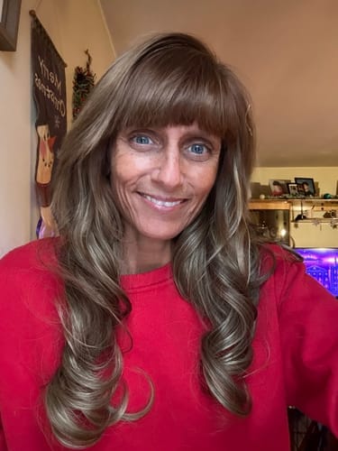 Customer photo review of High Quality Halo Hair Extensions