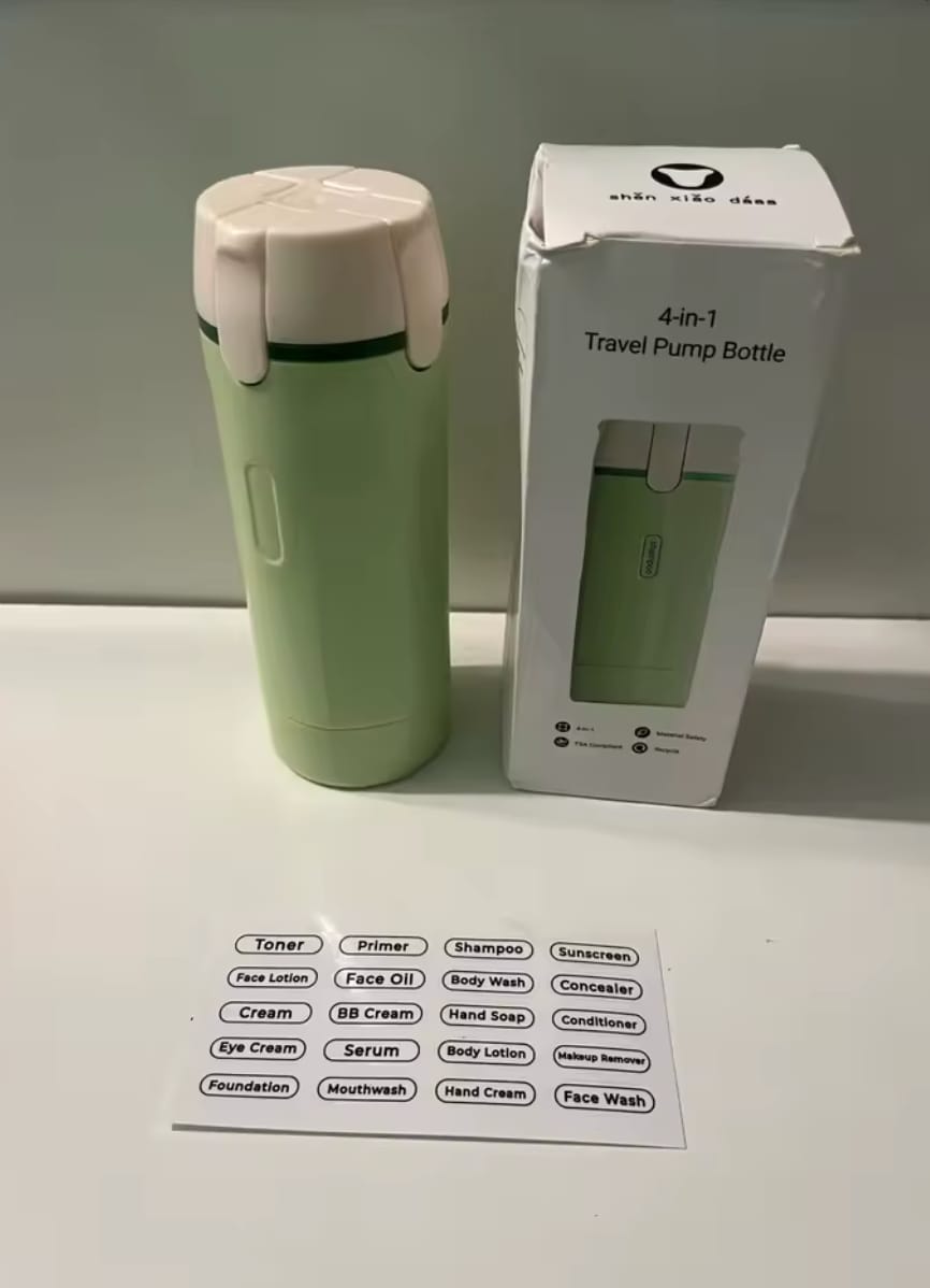Customer photo review of Packsy™ 4-in-1 Travel Dispenser