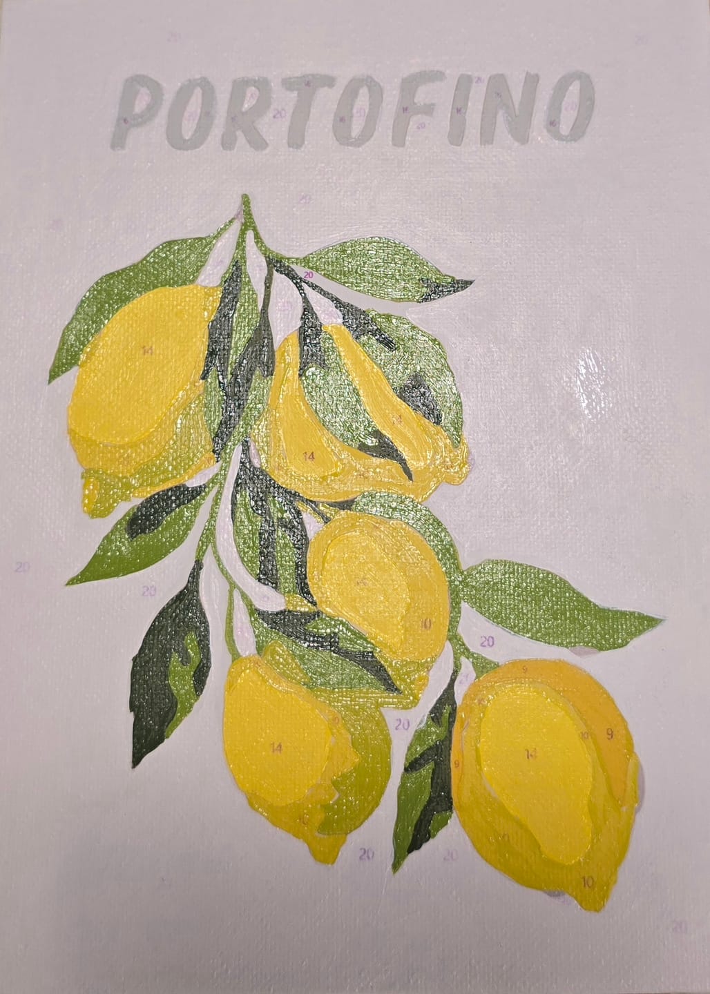 Customer photo review of 6 Mini Paintings - Italian Fruit & Drinks Set