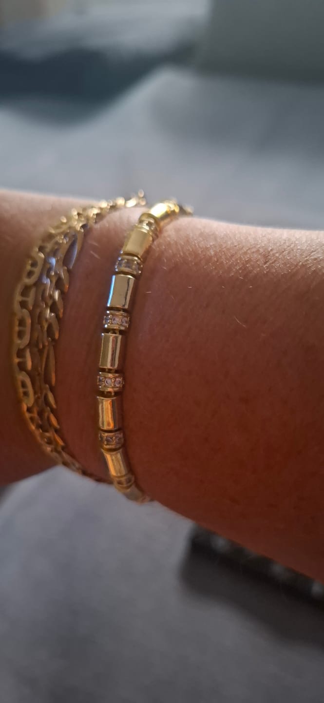 Customer photo review of Armband VIP Cubic Royale -14K vergoldet