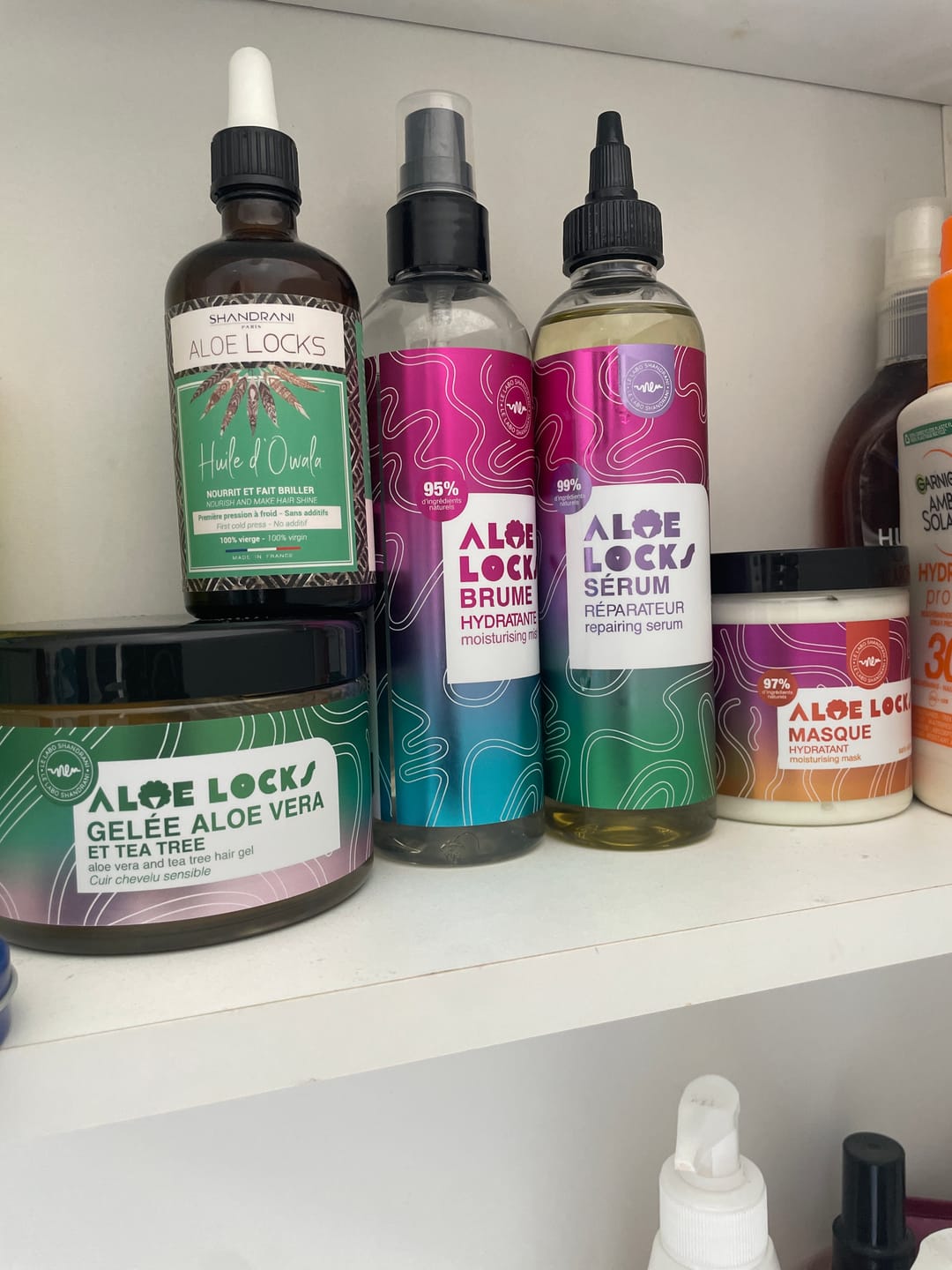 Customer photo review of Aloé Locks - PACK - Routine pour Locks