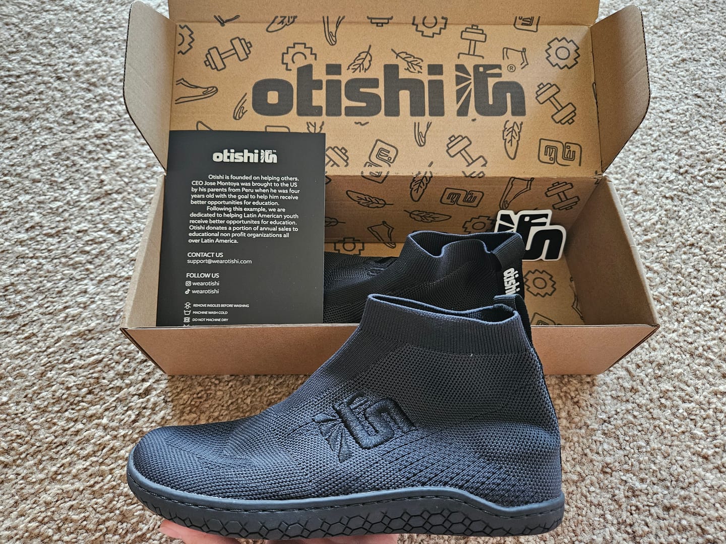 Customer photo review of THE OTISHI 2.0 "Amaru Black"