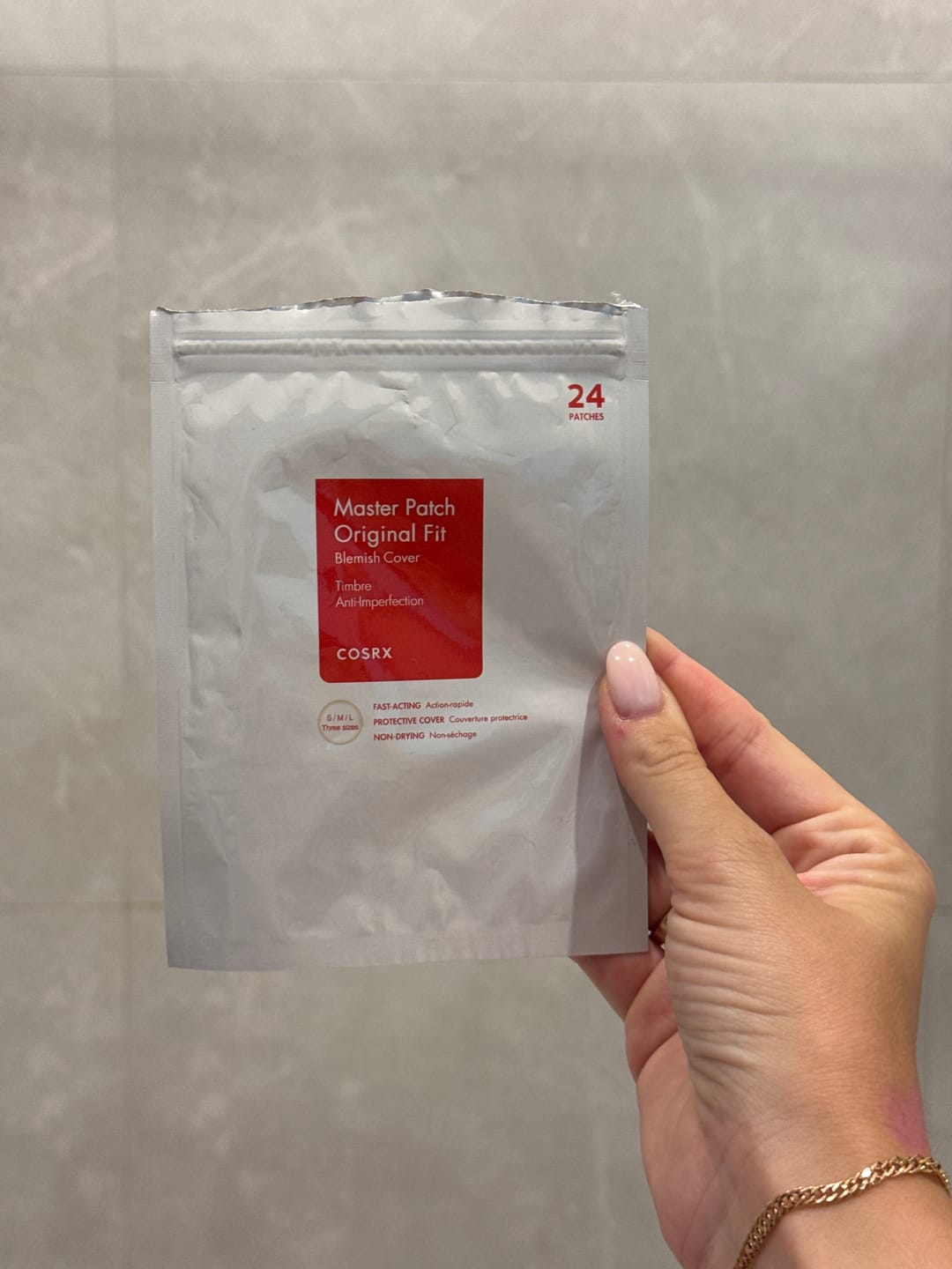 Customer photo review of Patči pret pinnēm Cosrx Acne Pimple Master Patch
