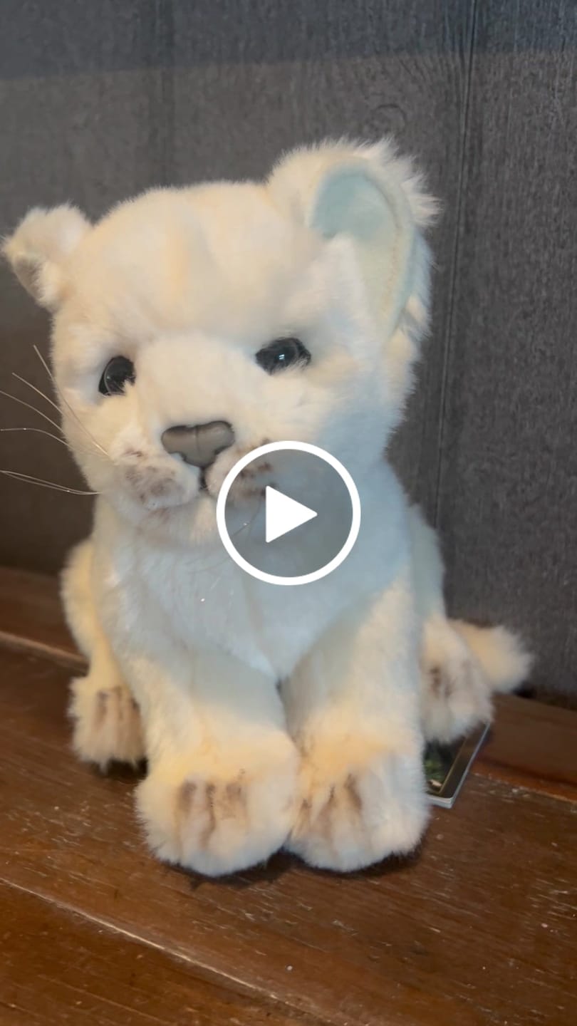 Customer video review of Hansa Creation | Lion Cub White | Hvit | ca. 17 cm