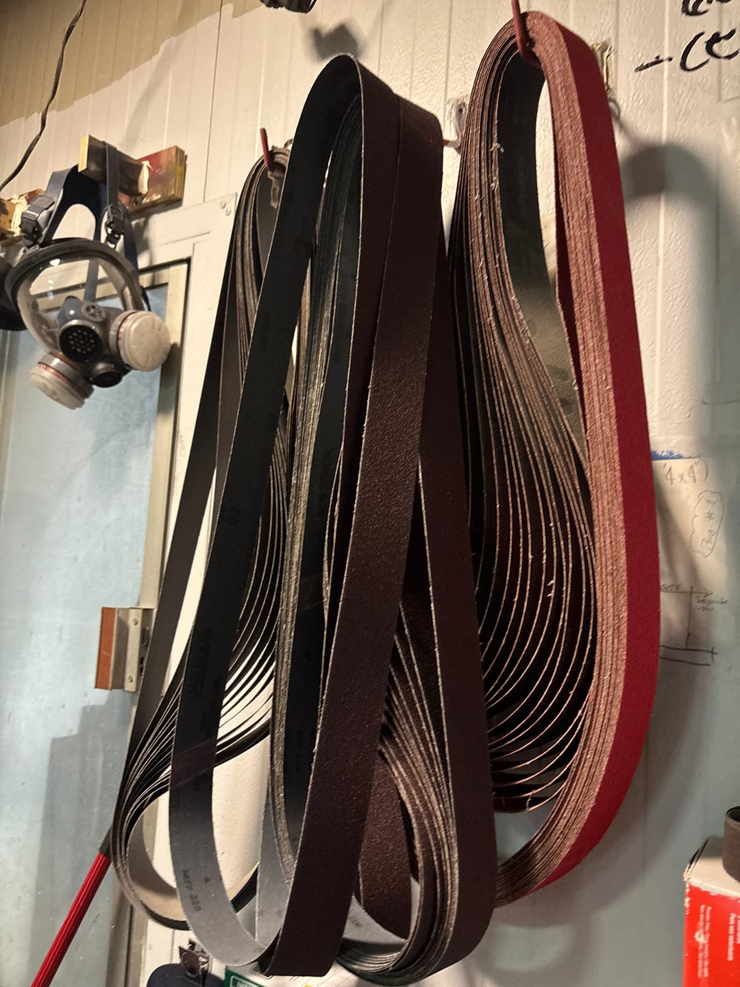 Customer photo review of 2" x 72" Sanding Belts for Finishing & Sharpening 20 PACK (BULK PACK)