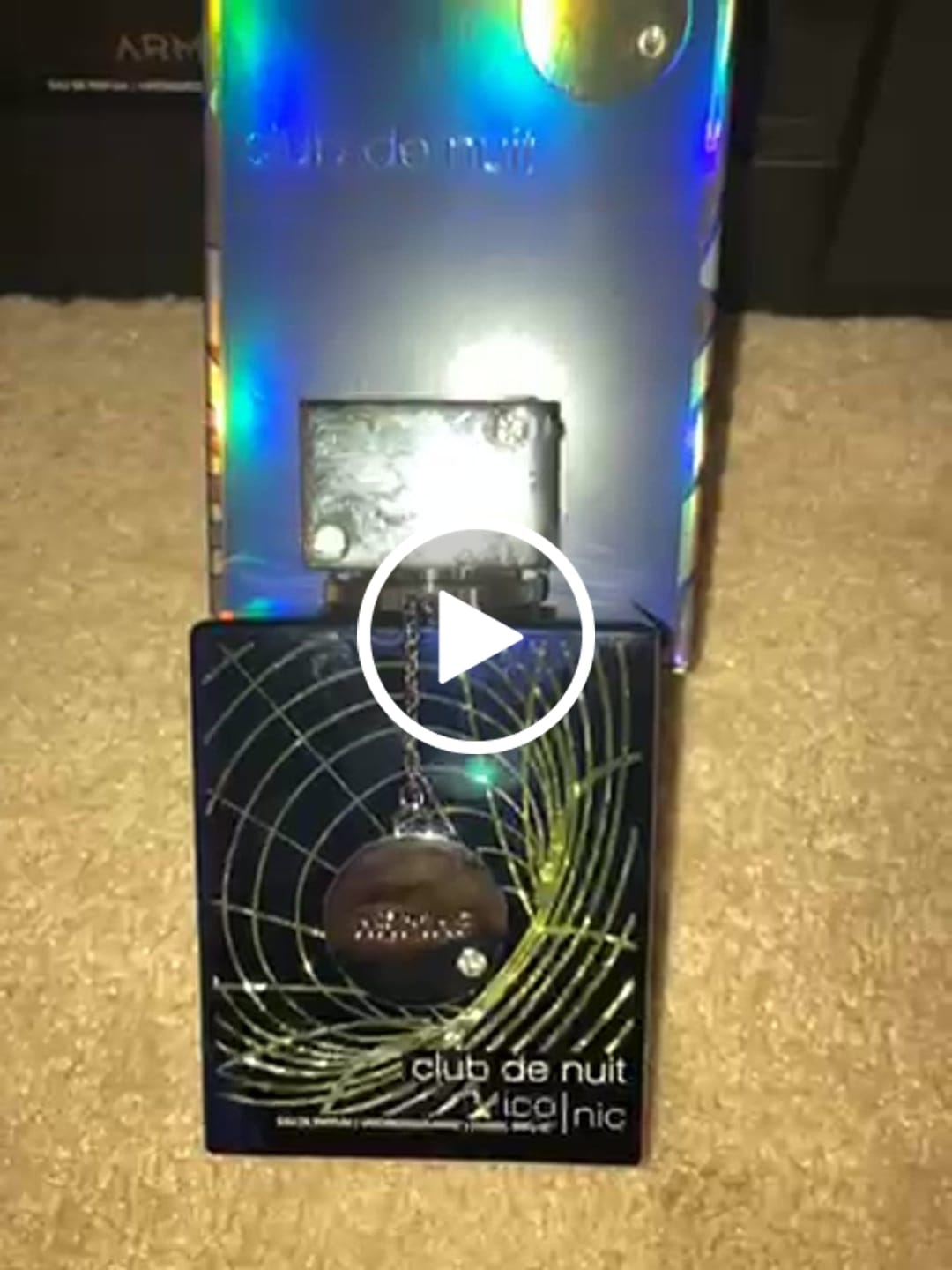 Customer video review of Armaf Club de Nuit Iconic for Men Eau de Parfum Spray