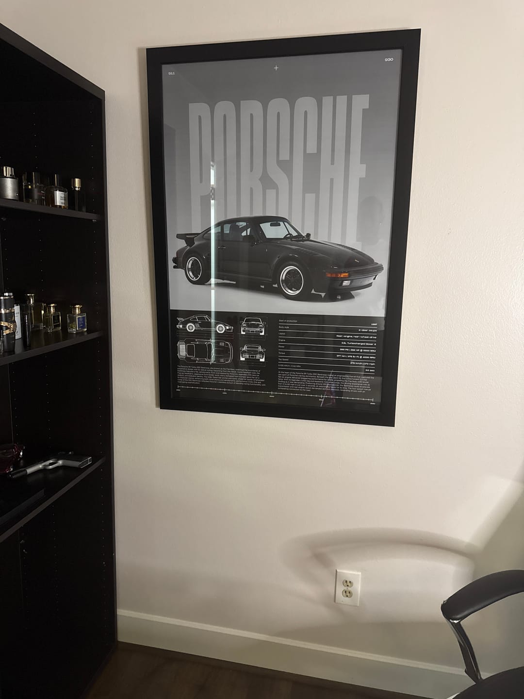 Customer photo review of Porsche 911 Turbo 930 Slantnose Car Poster