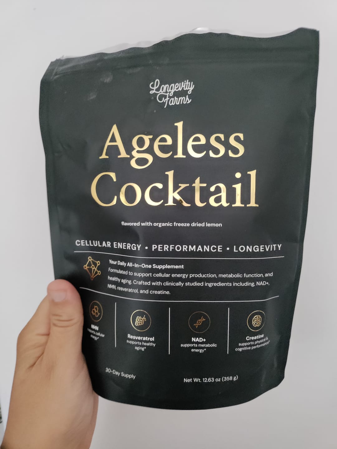 Customer photo review of Ageless Cocktail